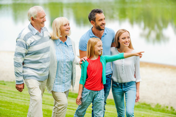 Spending quality time with family. 
