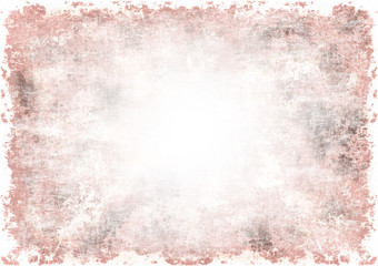 Faded grunge background in red on white