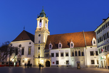 Fototapeta na wymiar Old Town Hall in Bratislava