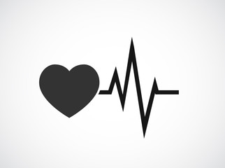 heart cardiogram icon