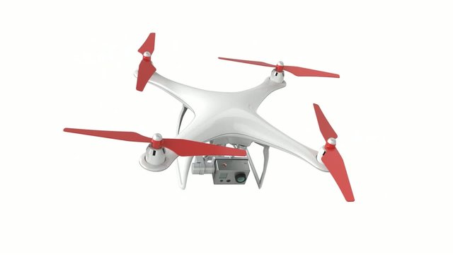 Drone prepared for flight