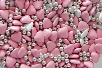 Dragées en forme de coeur