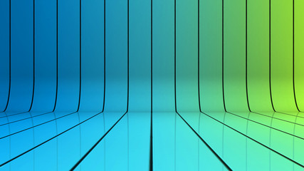 Glossy background with lines that curve upward