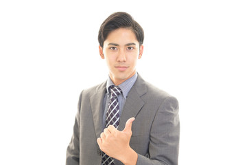 笑顔のビジネスマン