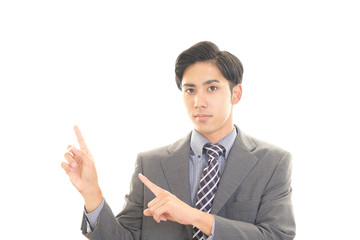 笑顔のビジネスマン