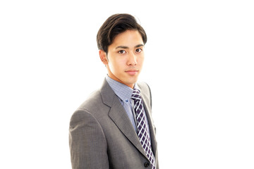 笑顔のビジネスマン