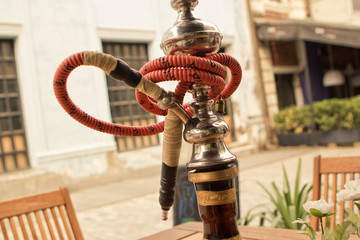 Colorul hookah in bar in Tbilisi (Georgia)