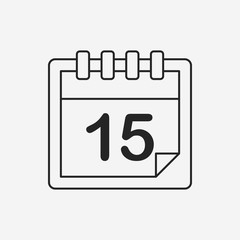 calendar line icon