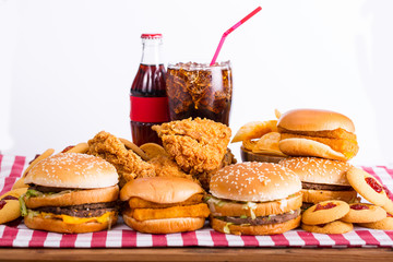 .Fast food ,hamburger cheese