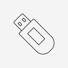 usb line icon