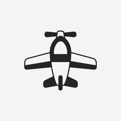 toy airplane icon