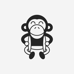 toy monkey icon