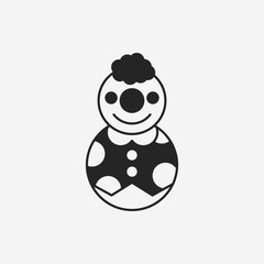 toy clown doll icon