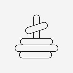 Obraz premium educational toy icon