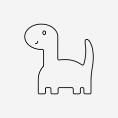 toy dinosaur icon