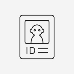 web ID line icon