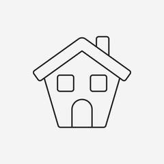web home line icon