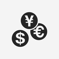 financial money symbol icon