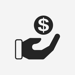 financial money symbol icon