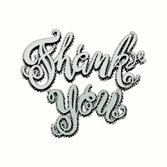 Calligraphic hand drawn watercolor lettering vector poster.