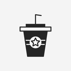 theater drinks and popcorn icon