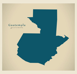 Modern Map - Guatemala GT