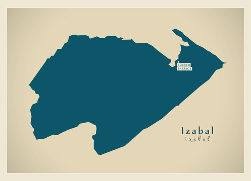 Modern Map - Izabal GT