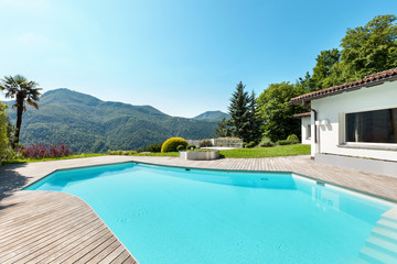 villa with swimming pool
