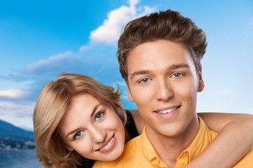 Fototapeta premium Couple, Happiness, Cheerful.