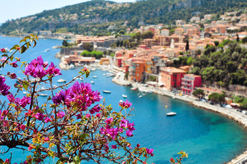 Villefranche-sur-Mer in the French Riviera, France