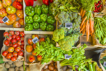 Mediterranean vegetables market