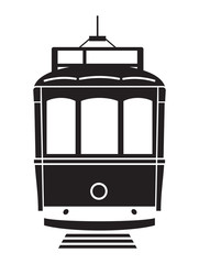 Lisbon tramway vector icon - 84723032