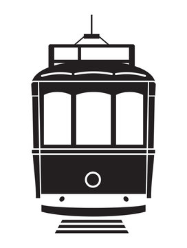 Lisbon Tramway Vector Icon