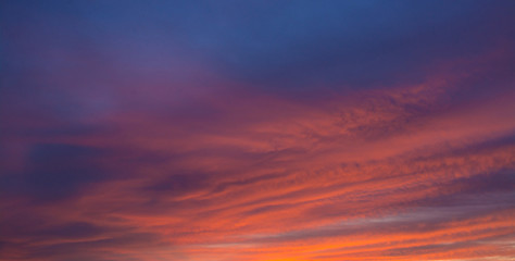 Sunset Sky Background 