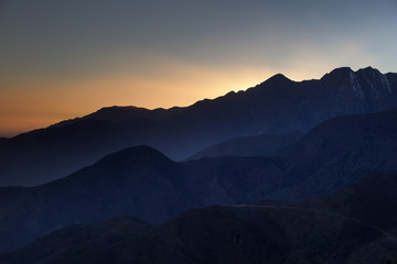 Fototapeta na wymiar mountain view in morocco