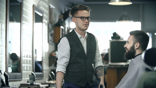 Barbershop Customer Amusement
