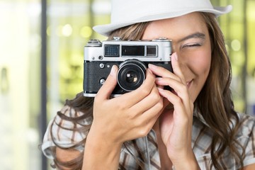 Hipster, hip, camera.