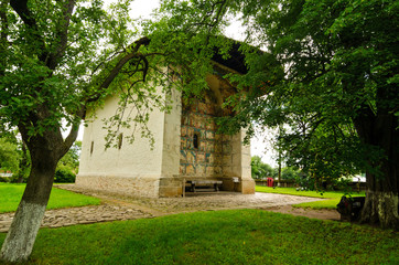 Fototapeta na wymiar Arbore church, Romania