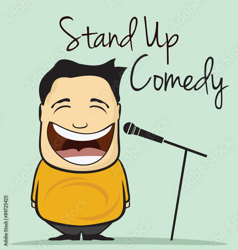 Stand Up Comedy Vector Illustration Stock Image And Royalty Free Vector Files On