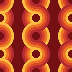 Nahtlose geometrische Vintage-Tapeten-Vektorillustration © leszekglasner