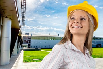 Engineer, Women, Construction.