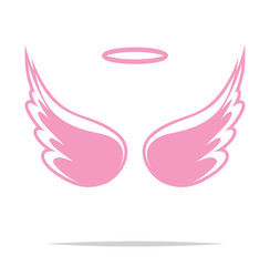 Angel wings vector illustration