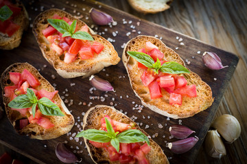 Bruschette, Italian Finger Food