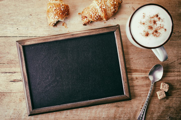 Blank blackboard