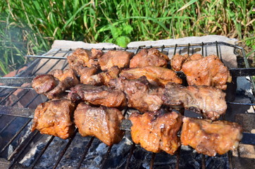 Приготовление шашлыка
