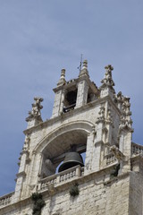 Fototapeta na wymiar Catedral de San Antolín (Palencia). Vista de la torre.