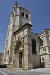 Fototapeta na wymiar Catedral de San Antolín (Palencia). Visión general.