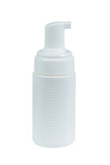 Gel Foam or Liquid Soap Dispenser Pump Plastic white Bottle on w