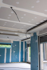 chantier intérieur maison neuve