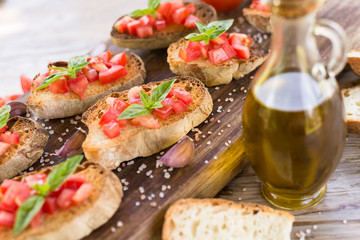 Bruschette, Italian Finger Food